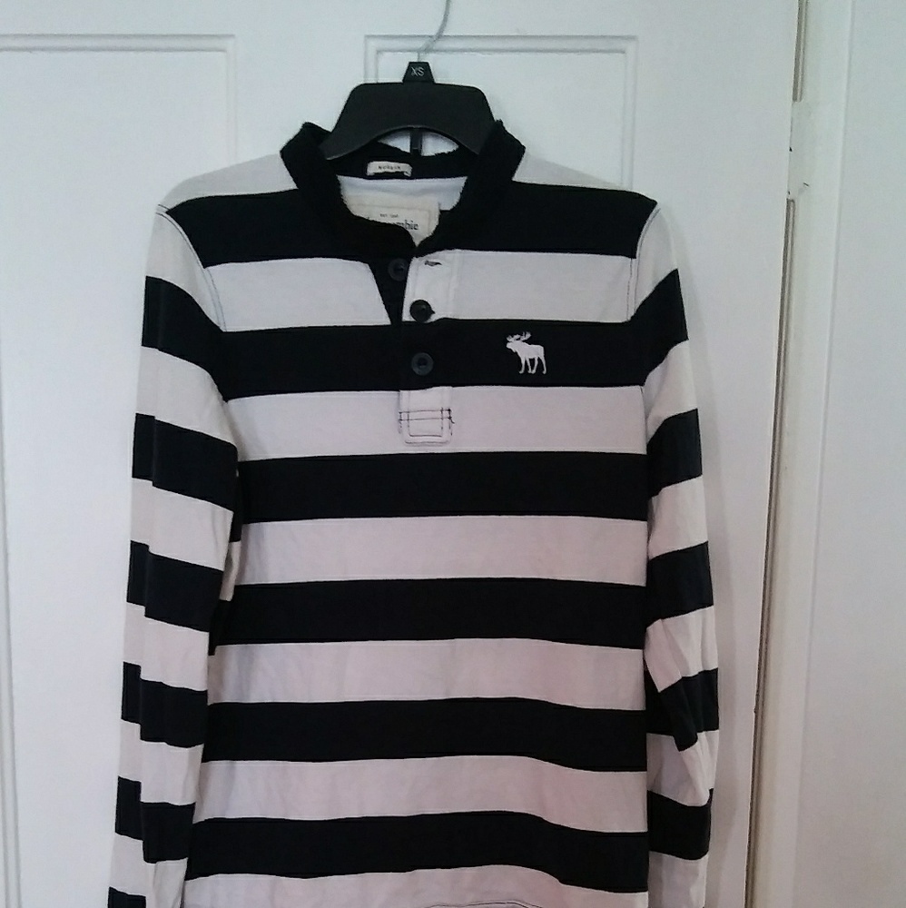 Men's Abercrombie Long Sleeve shirt striped